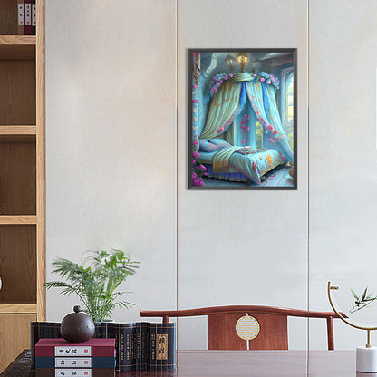 Princess Bed - Full Round Drill Diamond Painting 30*40CM