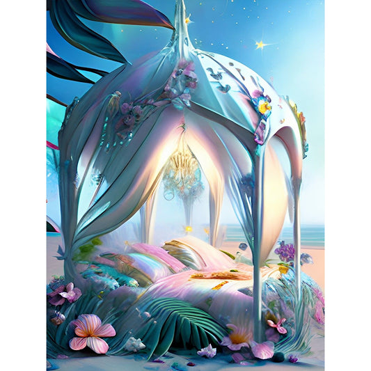 Princess Bed - Full Round Drill Diamond Painting 30*40CM