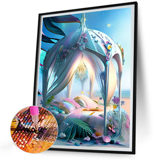 Princess Bed - Full Round Drill Diamond Painting 30*40CM