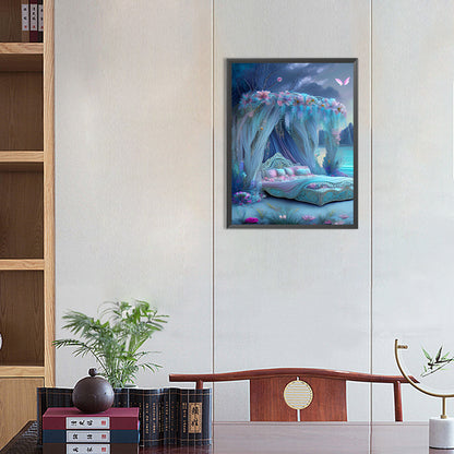 Princess Bed - Full Round Drill Diamond Painting 30*40CM