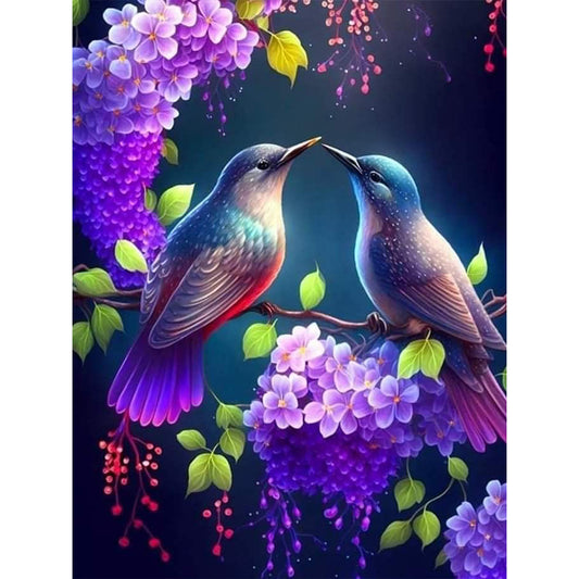 Birdsong - Full Round Drill Diamond Painting 30*40CM