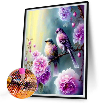 Birdsong - Full Round Drill Diamond Painting 30*40CM