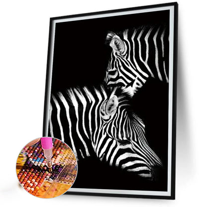 Personality Zebra - Full Round Drill Diamond Painting 50*60CM