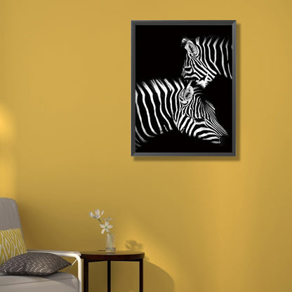 Personality Zebra - Full Round Drill Diamond Painting 50*60CM