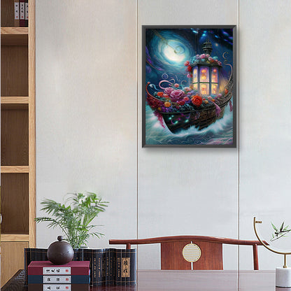 Fantasy Night Scene - Full Round Drill Diamond Painting 30*40CM