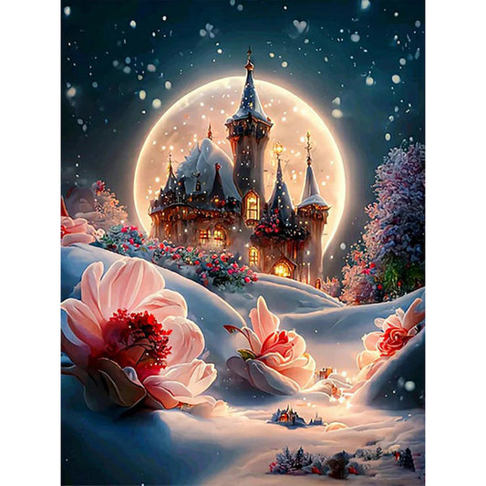 Fantasy Night Scene - Full Round Drill Diamond Painting 30*40CM