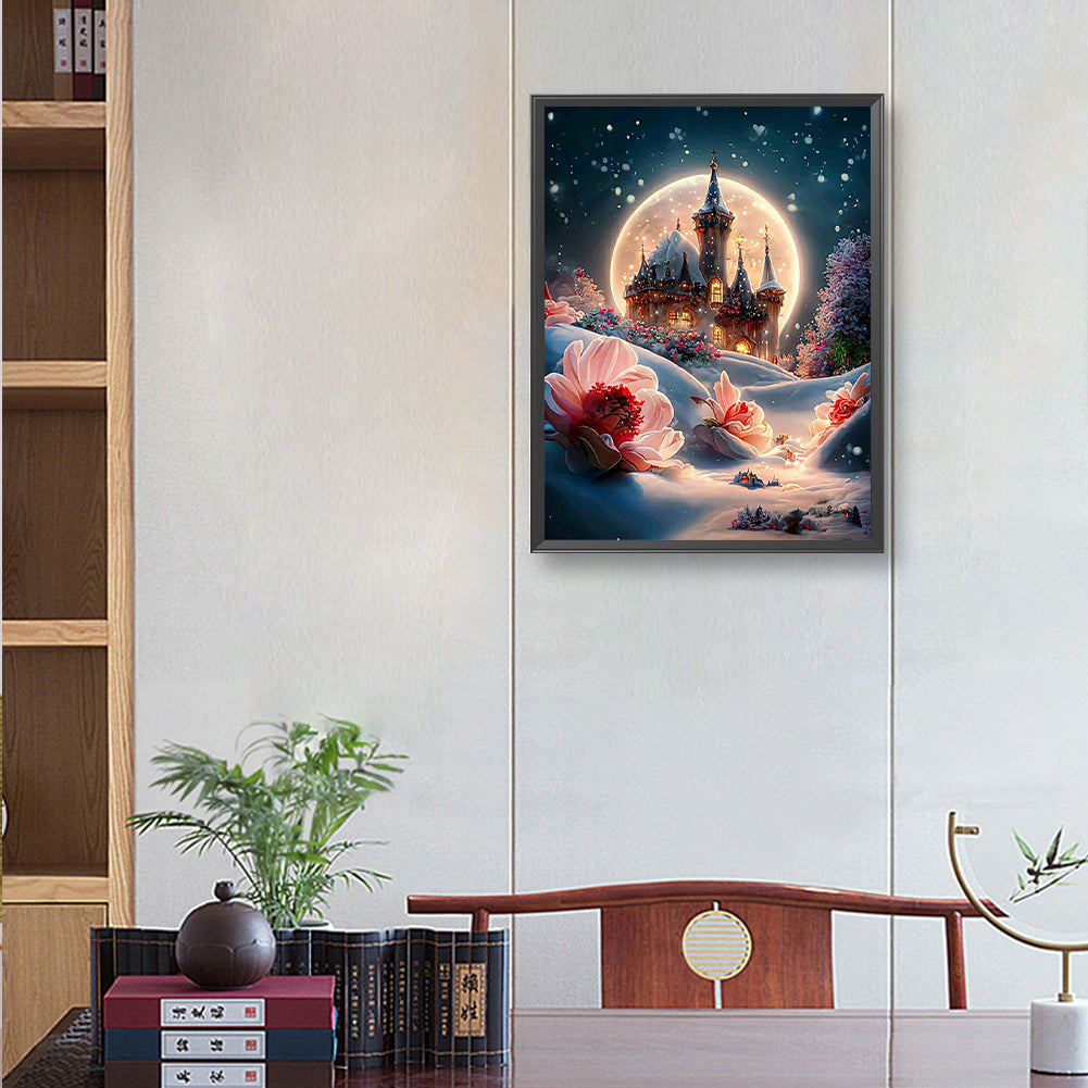 Fantasy Night Scene - Full Round Drill Diamond Painting 30*40CM