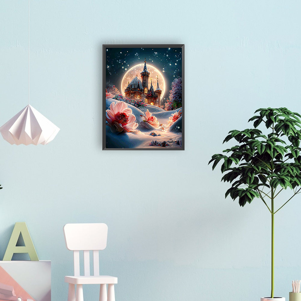 Fantasy Night Scene - Full Round Drill Diamond Painting 30*40CM