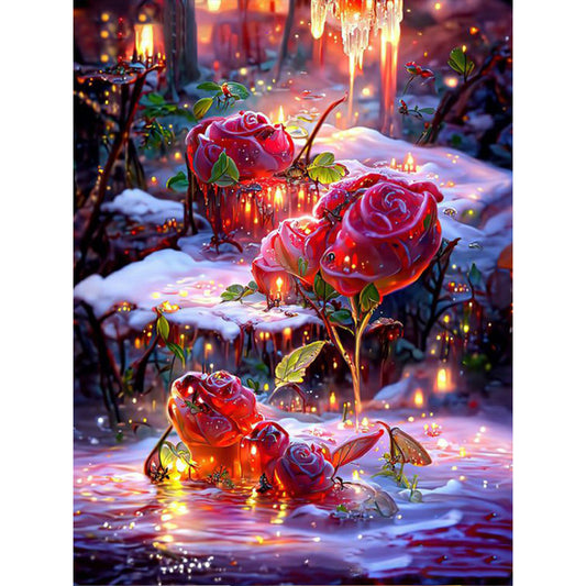Fantasy Night Scene - Full Round Drill Diamond Painting 30*40CM