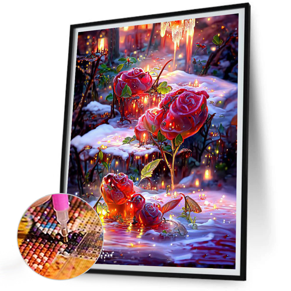 Fantasy Night Scene - Full Round Drill Diamond Painting 30*40CM