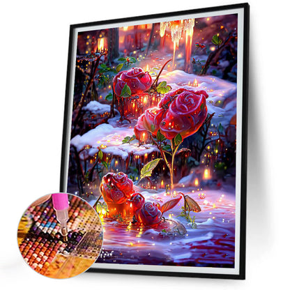 Fantasy Night Scene - Full Round Drill Diamond Painting 30*40CM