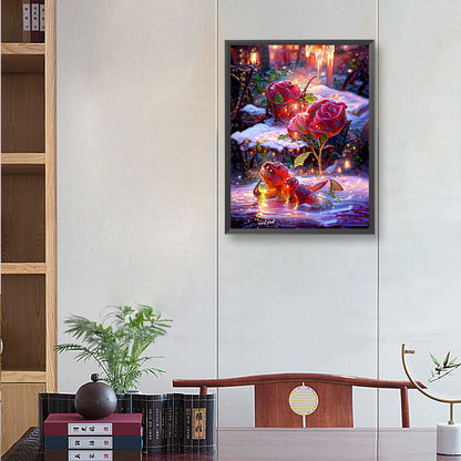 Fantasy Night Scene - Full Round Drill Diamond Painting 30*40CM