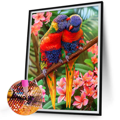 Parrot - Full Round Drill Diamond Painting 30*40CM