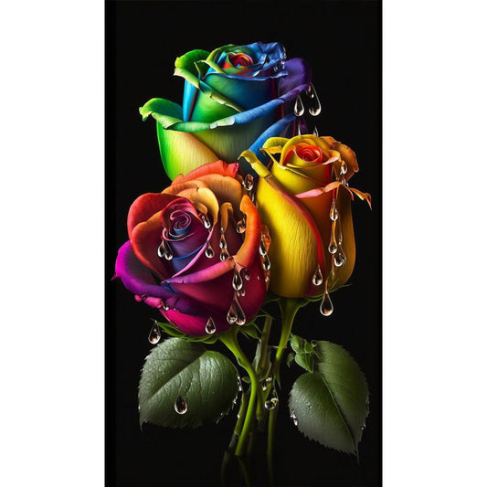 Symphony Rose - Full Square Drill Diamond Painting 40*70CM