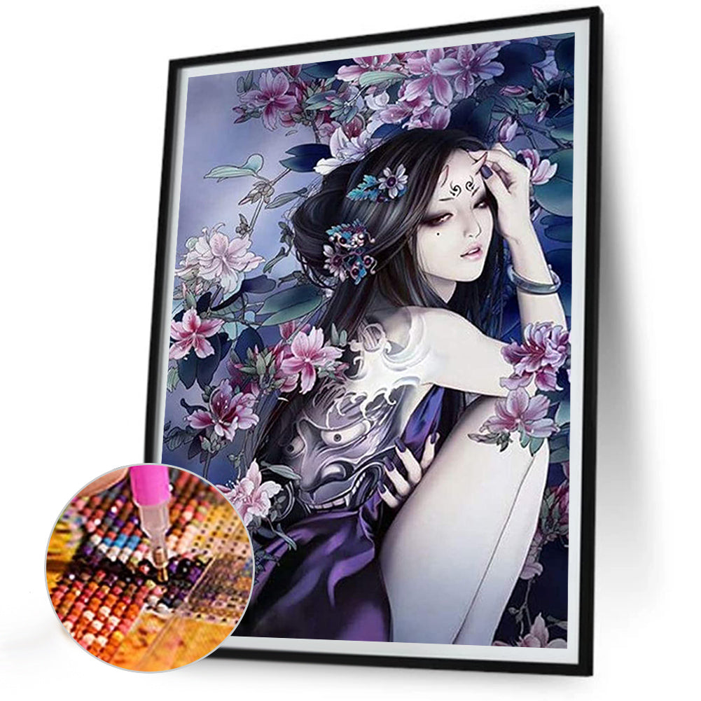 Antique Heroine - Full Round Drill Diamond Painting 30*40CM