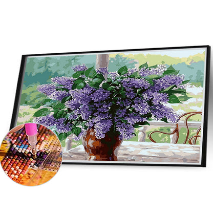The Flowers - Full Round Drill Diamond Painting 40*30CM