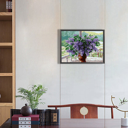 The Flowers - Full Round Drill Diamond Painting 40*30CM