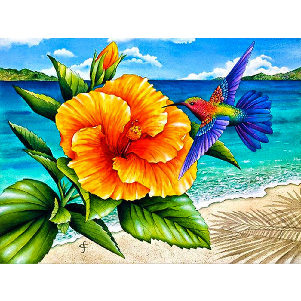 The Flowers - Full Round Drill Diamond Painting 40*30CM