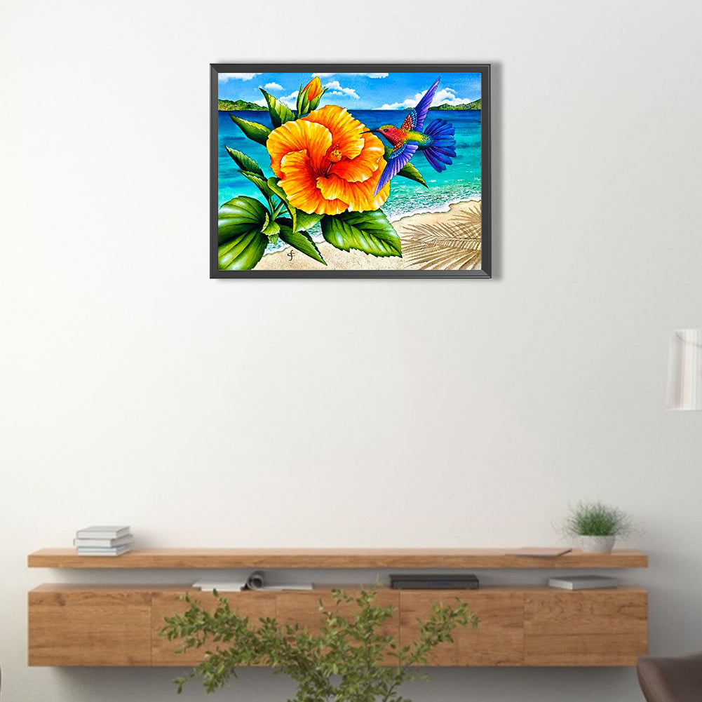 The Flowers - Full Round Drill Diamond Painting 40*30CM
