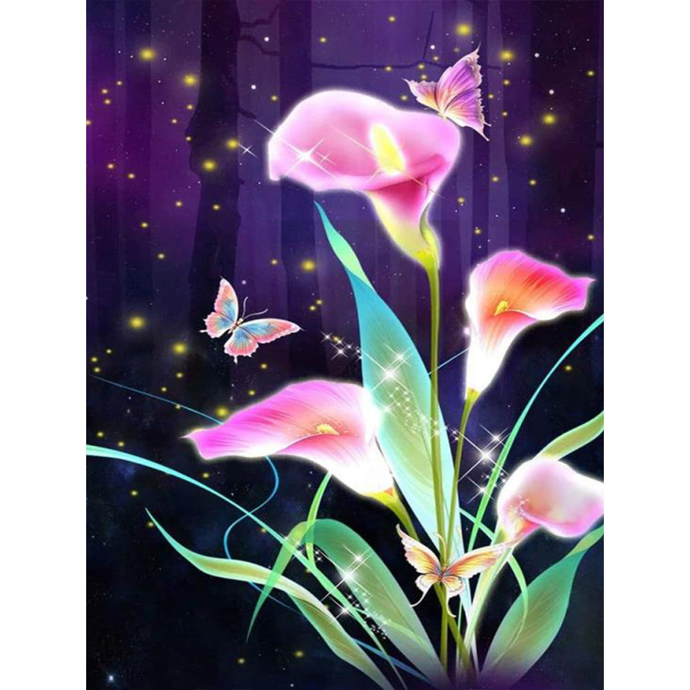 The Flowers - Full Round Drill Diamond Painting 30*40CM