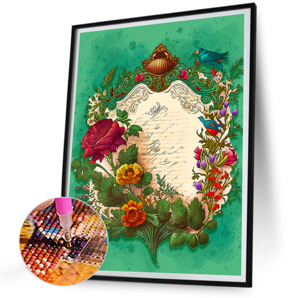 Writer Clip Art - Full Round Drill Diamond Painting 30*40CM