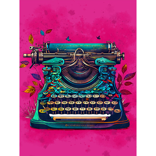 Writer Clip Art - Full Round Drill Diamond Painting 30*40CM