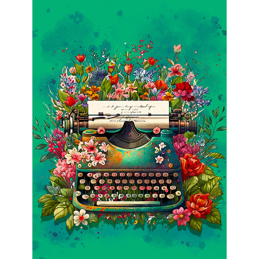 Writer Clip Art - Full Round Drill Diamond Painting 30*40CM