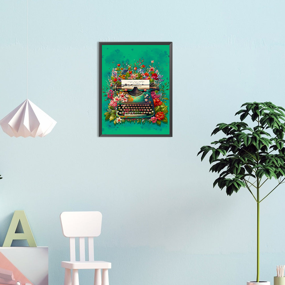 Writer Clip Art - Full Round Drill Diamond Painting 30*40CM