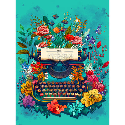 Writer Clip Art - Full Round Drill Diamond Painting 30*40CM