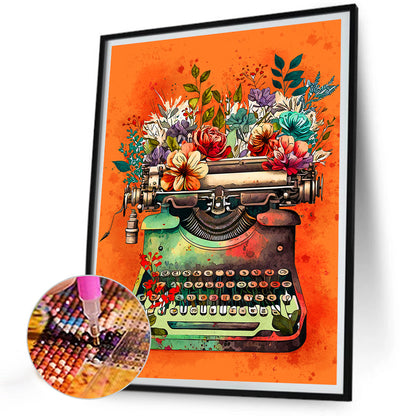 Writer Clip Art - Full Round Drill Diamond Painting 30*40CM