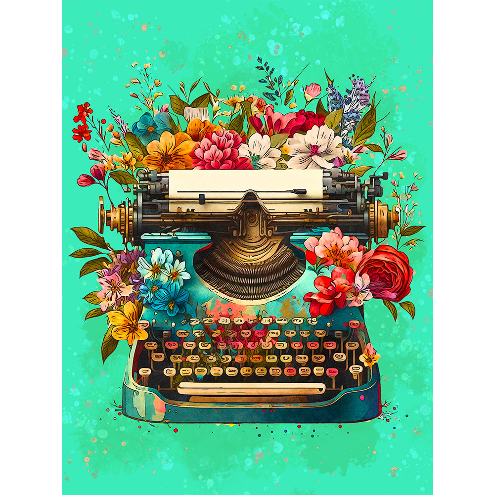 Writer Clip Art - Full Round Drill Diamond Painting 30*40CM