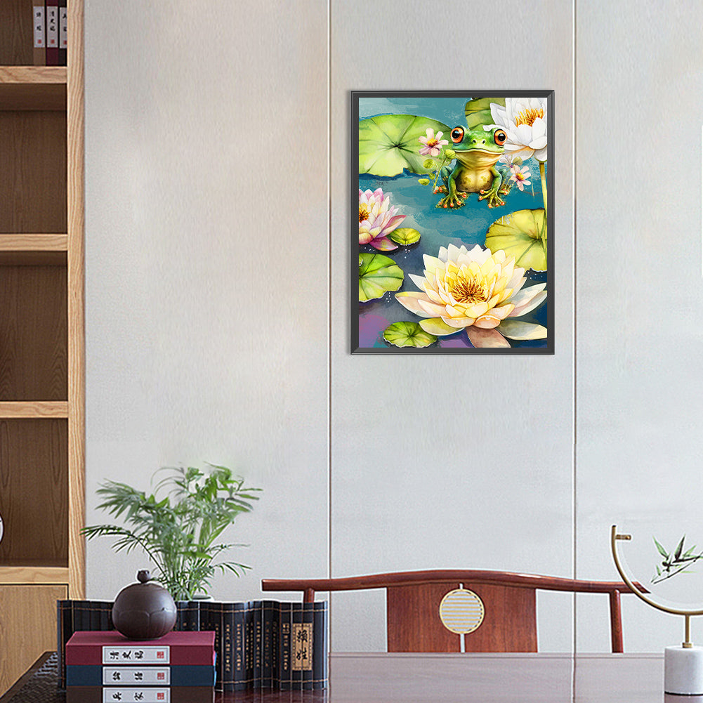 Frog - Full Round Drill Diamond Painting 30*40CM