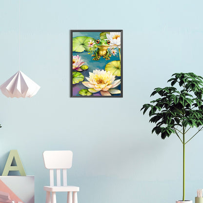 Frog - Full Round Drill Diamond Painting 30*40CM