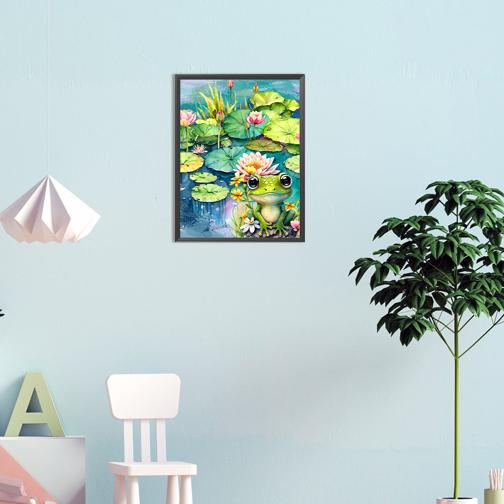 Frog - Full Round Drill Diamond Painting 30*40CM