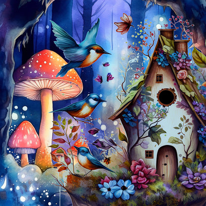 Aviary - Full Round Drill Diamond Painting 30*30CM