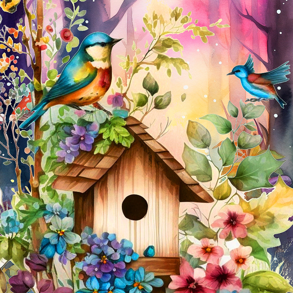 Aviary - Full Round Drill Diamond Painting 30*30CM