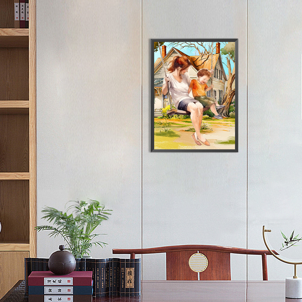 Mother'S Day - Full Round Drill Diamond Painting 30*40CM