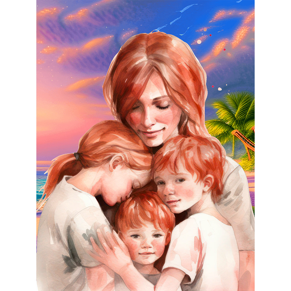 Mother'S Day - Full Round Drill Diamond Painting 30*40CM