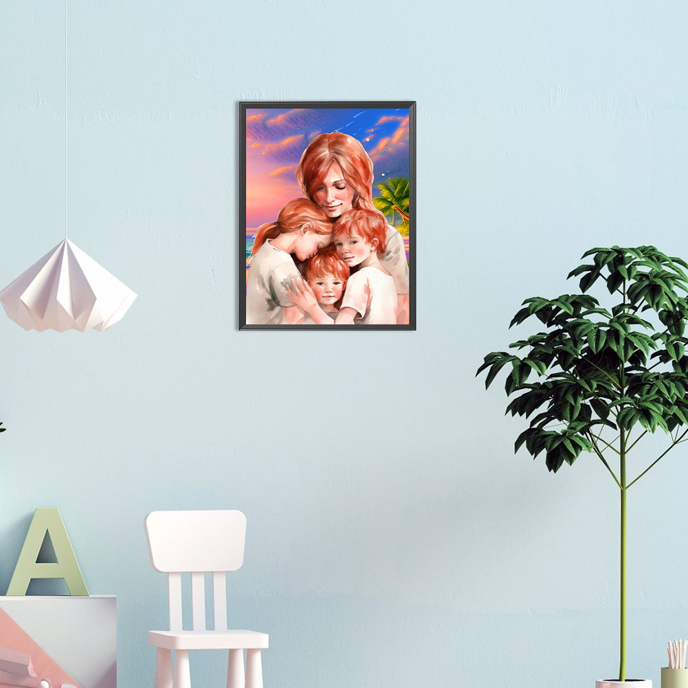 Mother'S Day - Full Round Drill Diamond Painting 30*40CM