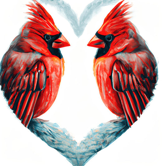 Cardinal - Full Round Drill Diamond Painting 30*30CM