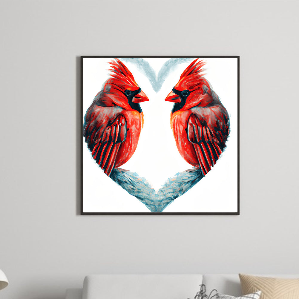 Cardinal - Full Round Drill Diamond Painting 30*30CM