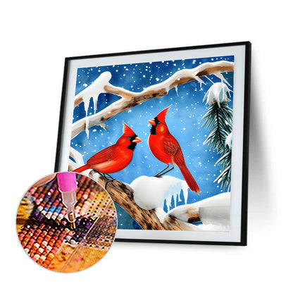 Cardinal - Full Round Drill Diamond Painting 30*30CM