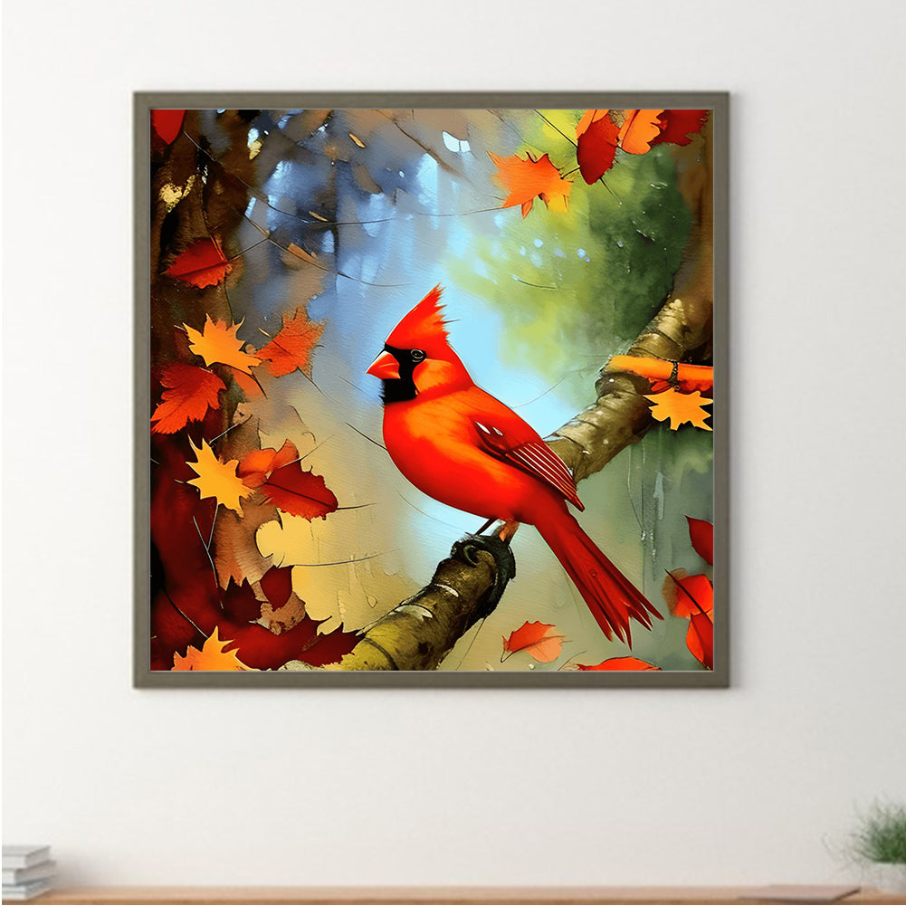 Cardinal - Full Round Drill Diamond Painting 30*30CM