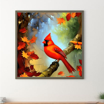 Cardinal - Full Round Drill Diamond Painting 30*30CM