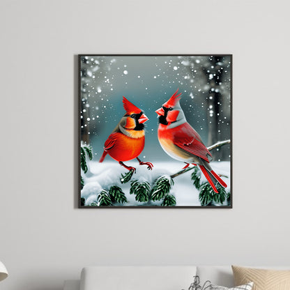 Cardinal - Full Round Drill Diamond Painting 30*30CM