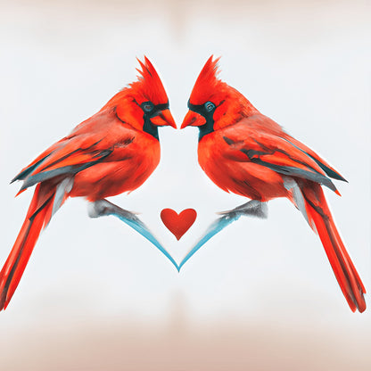 Cardinal - Full Round Drill Diamond Painting 30*30CM