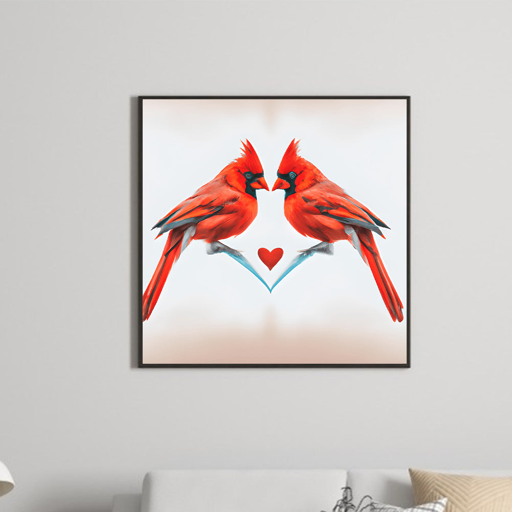 Cardinal - Full Round Drill Diamond Painting 30*30CM