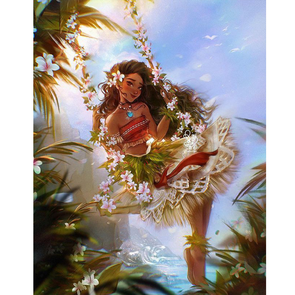 Moana - Full Round Drill Diamond Painting 40*50CM