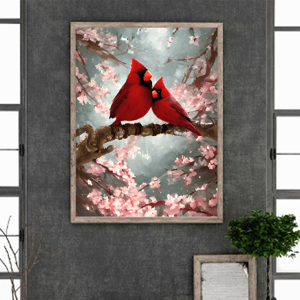 Cardinal - Full Round Drill Diamond Painting 30*40CM