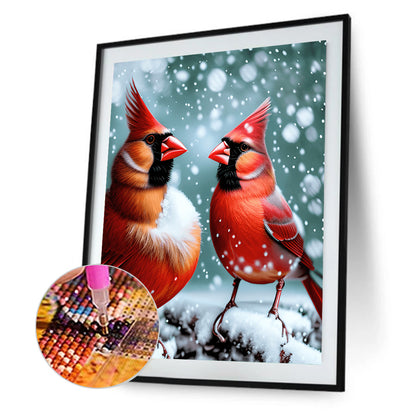 Cardinal - Full Round Drill Diamond Painting 30*40CM